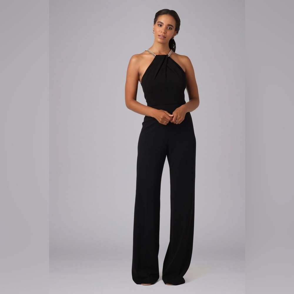 Zinnia Chain Jumpsuit, Jay Godfrey, nwt size 4, black